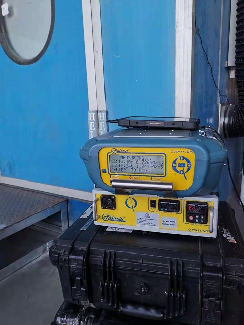 汽油車(chē)監(jiān)測(cè)現(xiàn)場(chǎng)驗(yàn)證測(cè)試非甲烷總烴濃度變化