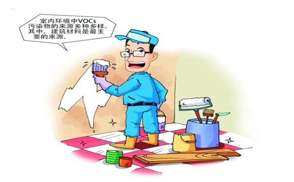 室內(nèi)環(huán)境中VOCs污染物來(lái)源