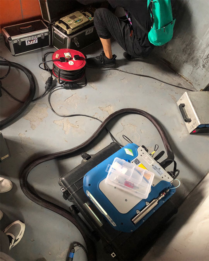 我司與北京譜尼用戶前往4s店噴漆車(chē)間測(cè)試