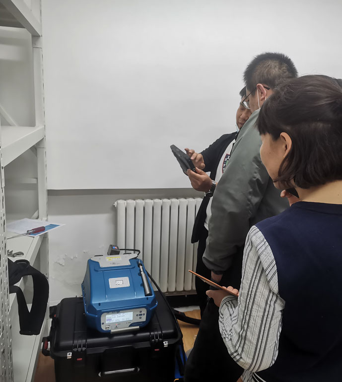 固原市生態(tài)環(huán)境監(jiān)測(cè)站PF-300驗(yàn)收培訓(xùn)