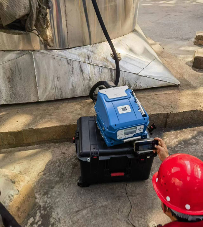 山西裕福焦化非甲烷總烴濃度現(xiàn)場測試