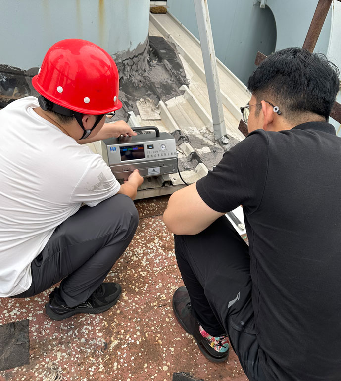 PB-150便攜式氣相色譜儀中車現(xiàn)場測試